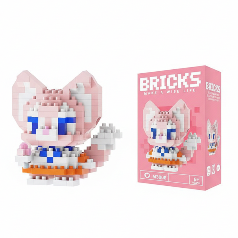 Make A Wise Life – Cartoon & Character Nano Block Building Sets | Mini Brick Figures for Kids & Collectors Multicolor Linabell