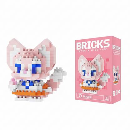 Make A Wise Life – Cartoon & Character Nano Block Building Sets | Mini Brick Figures for Kids & Collectors Multicolor Linabell