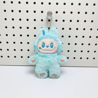 Labubu The Monsters – 3rd Gen Plush Keychain Doll | 12–15cm Backpack Charm Dark Blue