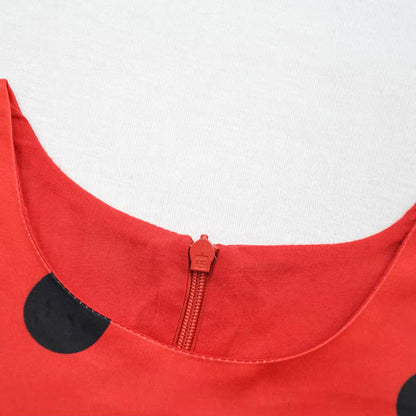 Girls Ladybug Dress Bag & Hat Costume (Age 3-10YRS)
