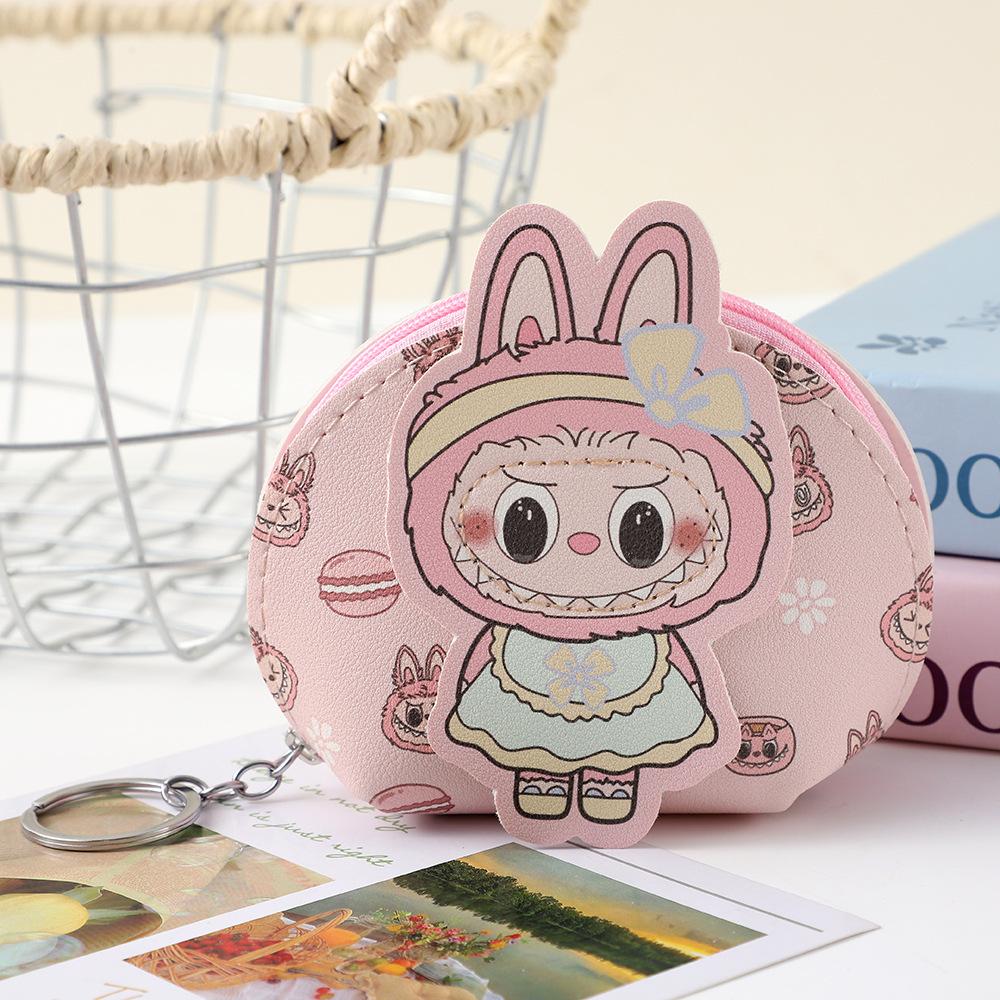 Labubu Coin Purse | Mini Zipper Pouch • Kawaii Accessory