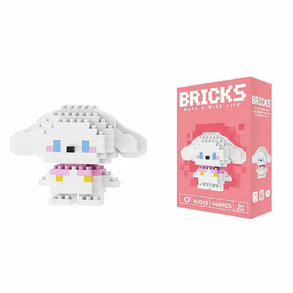 Make A Wise Life – Cartoon & Character Nano Block Building Sets | Mini Brick Figures for Kids & Collectors Multicolor Cinnamoroll