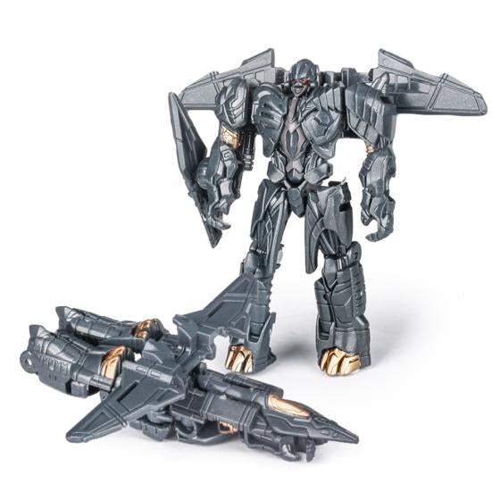 MSWH Figure Robot – Deformation Car Action Toy | Transforming Vehicle & Poseable Robot Dark Grey