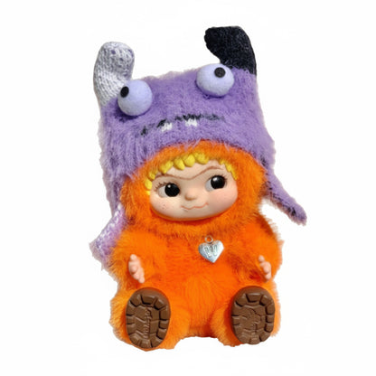WAKUKU Trendy Party Blind Box – 15cm Plush Figurine Doll | Themed Character Keychain Multicolor B
