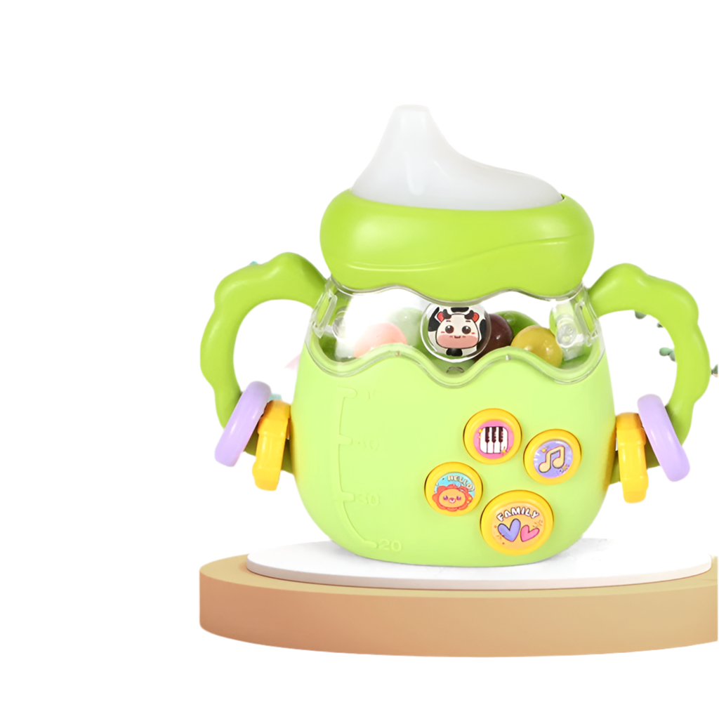 Baby Bottle Rattle Puzzle Pacifier Toy