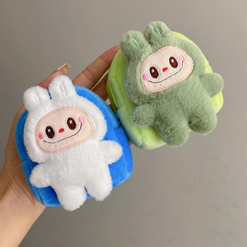 Labubu The Monsters – Plush Backpack Coin Purse | Mini Zipper Pouch
