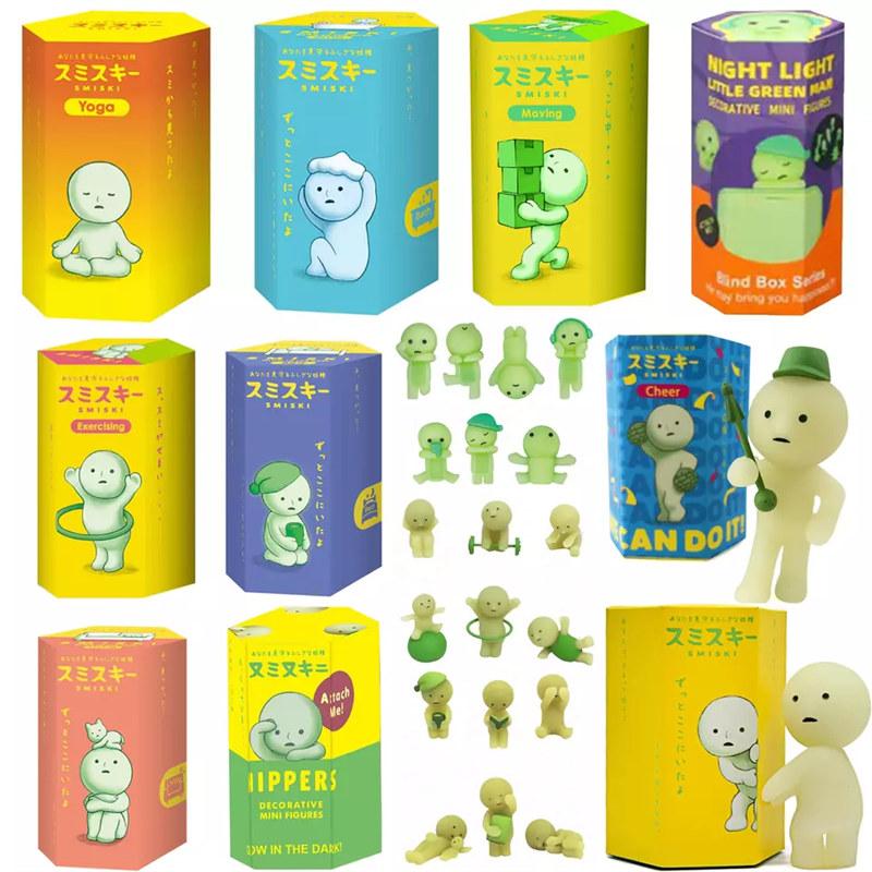 Smiski Hippers Toilet Glow-in-the-Dark – Mini Blind Box Figure | Stick-On Character Toy