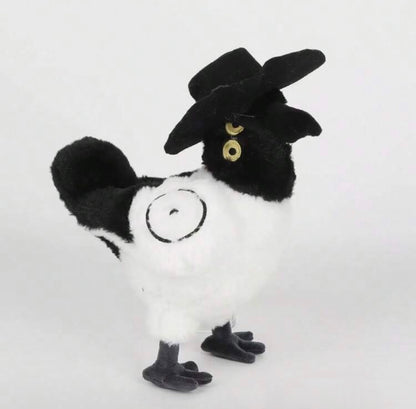 K-POP Witch Hunter Tiger Plush Doll – Blue Striped Character Plush Multicolor Crow 27cm