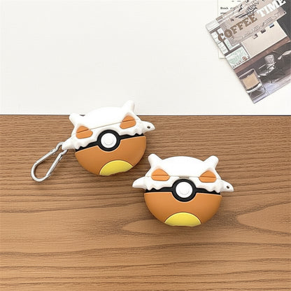 Pokémon 3D Cartoon Silicone Case – AirPods 4th Gen | Wireless Earphone Protective Cover | Pikachu, Snorlax, More Multicolor J
