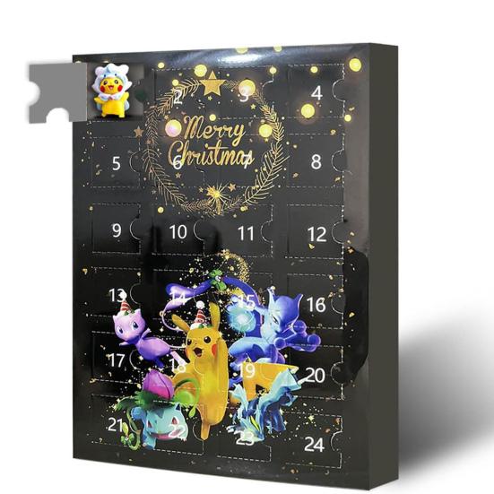 24pcs Pokémon Blind Box Advent Calendar – Christmas Countdown Set | Mini Figures & Decorations