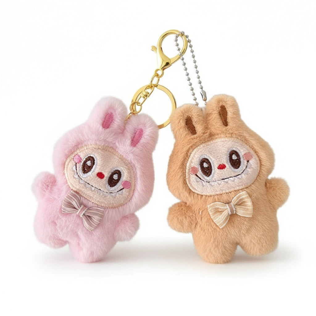 Labubu Plush Keychain – Cute Cartoon Bag Charm