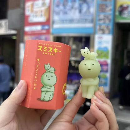 Smiski Hippers Toilet Glow-in-the-Dark – Mini Blind Box Figure | Stick-On Character Toy