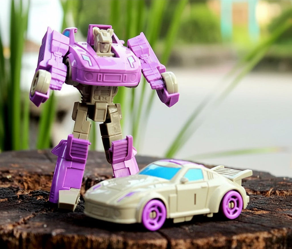 Transformation Robot Car – Multi-Color Building Blocks Toy | STEM Action Vehicle