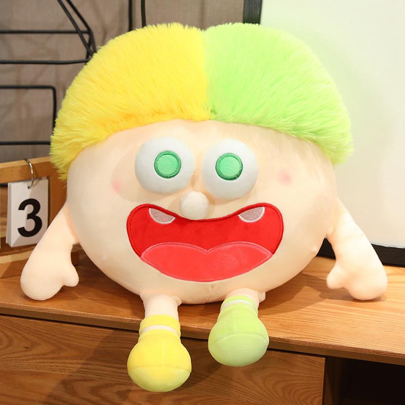 Plush Crazy Baby Stuffed Toy | Cute & Quirky Soft Doll • Kawaii Collectible Plush Green