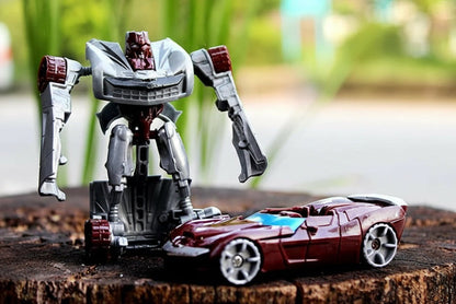 Transformation Robot Car – Multi-Color Building Blocks Toy | STEM Action Vehicle Multicolor I