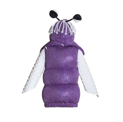 Kids Purple Baby Boo Monster Halloween Costume (Age 24M-7YRS)