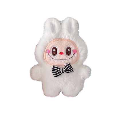 Labubu Plush Keychain – Cute Cartoon Bag Charm White