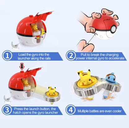 Pokémon Spin Fighter – Battle-Ready Top Toy with Launcher | Collectible Action Spinner