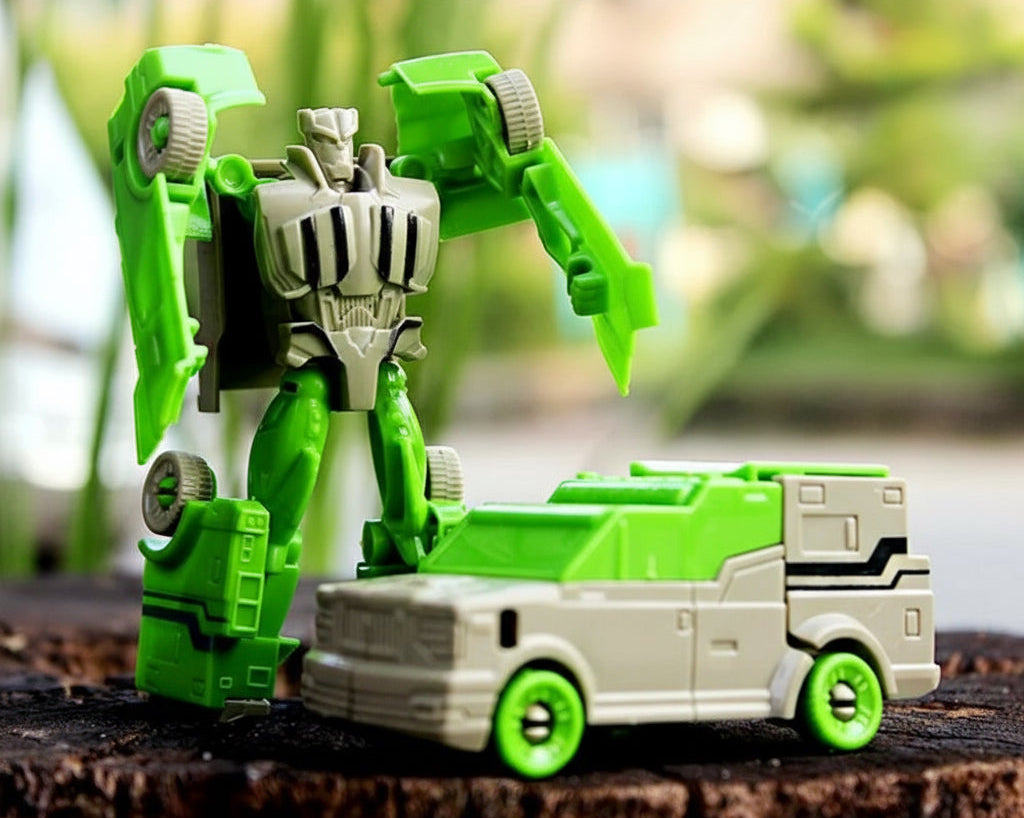 Transformation Robot Car – Multi-Color Building Blocks Toy | STEM Action Vehicle Multicolor K