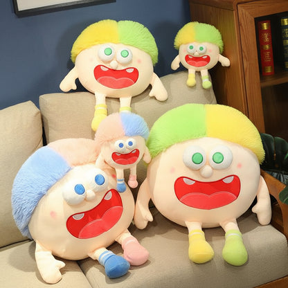 Plush Crazy Baby Stuffed Toy | Cute & Quirky Soft Doll • Kawaii Collectible Plush