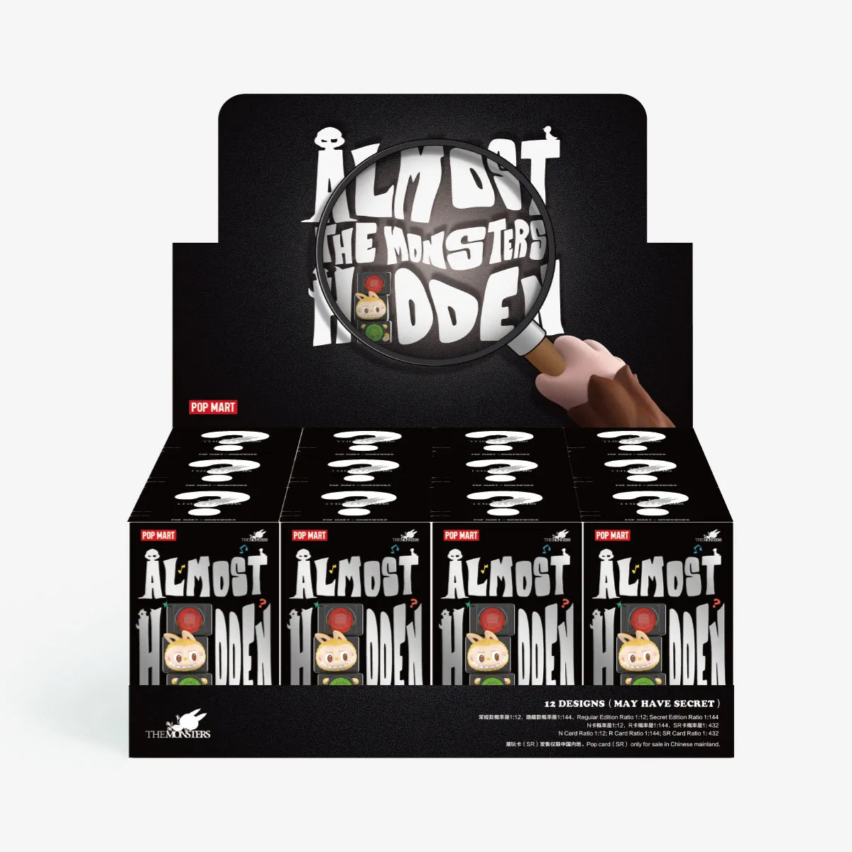 THE MONSTERS Labubu Almost Hidden Series Figures Blind Box