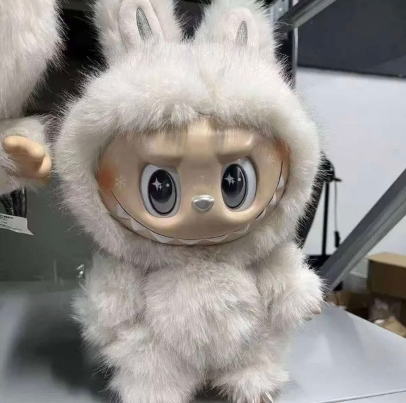 Large Labubu The Monsters Zimomo “I Found You” Vinyl Face Doll | Designer Collectible Art Toy White