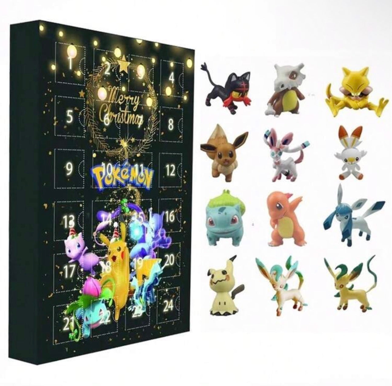Pokémon Christmas Advent Calendar – 24 Kawaii Pikachu Figures