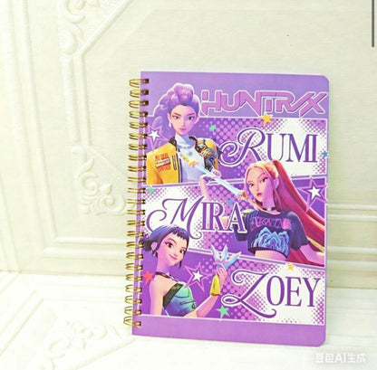 K-POP Demon Hunter Spiral Notebook – A5 Random Style