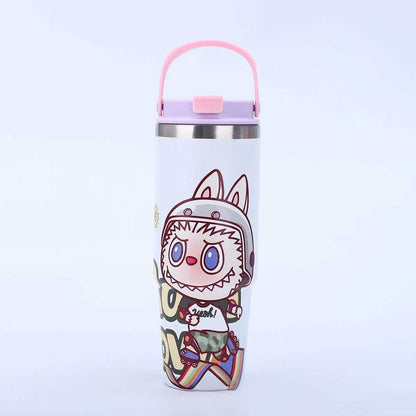 Labubu 30oz Tumbler | Double‑Wall Stainless Steel Cup • Kawaii Designer Drinkware for Fans & Collectors Multi H