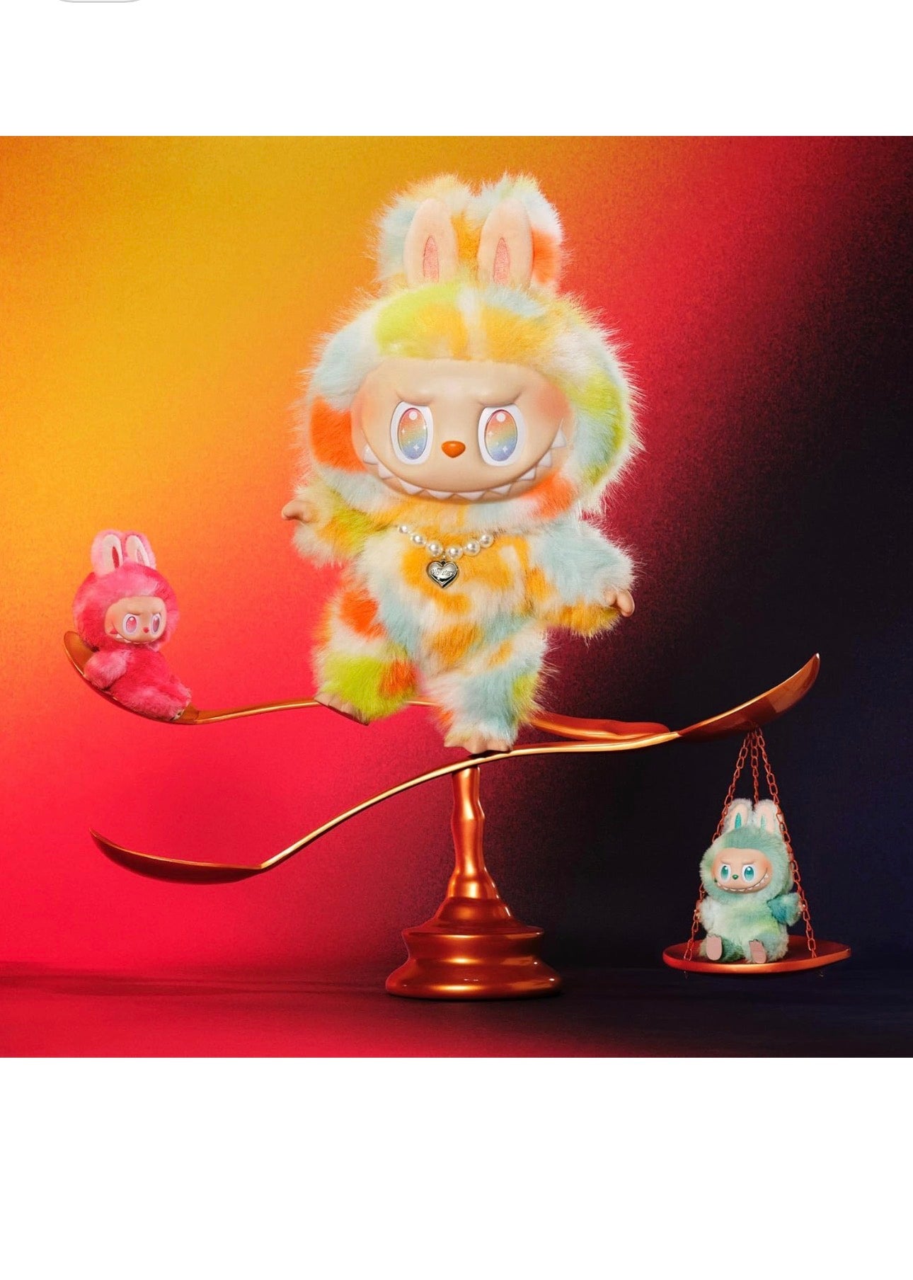 Large Labubu The Monsters Big Into Energy Series – Rock the Universe Vinyl Plush Doll | 37cm￼