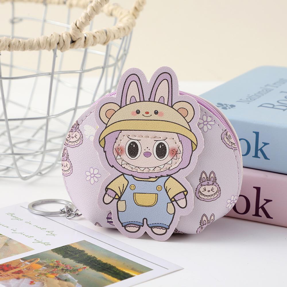 Labubu Coin Purse | Mini Zipper Pouch • Kawaii Accessory