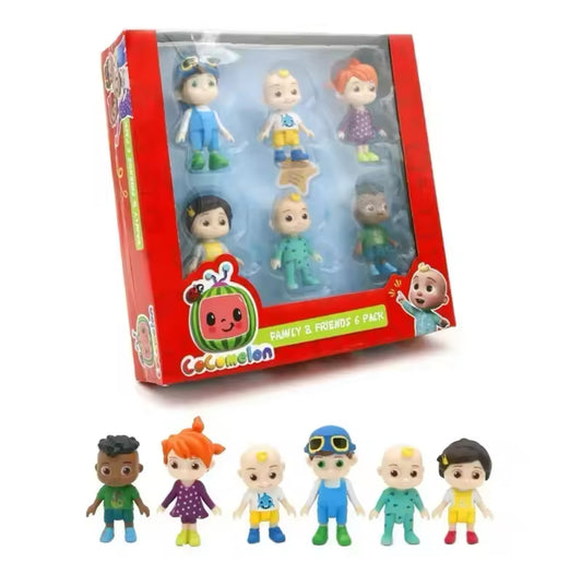 Cocomelon Figurines Set - 6 Pack 6 Pack