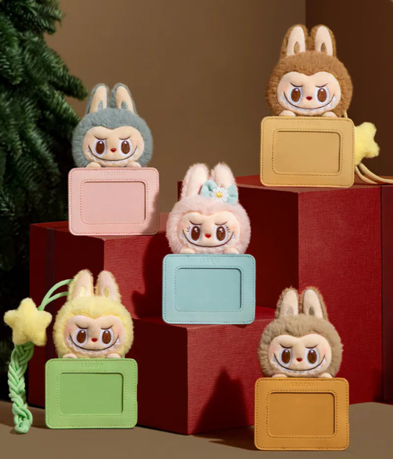 The Monsters Labubu Twinkly Fairy Tale Plush Card Holder