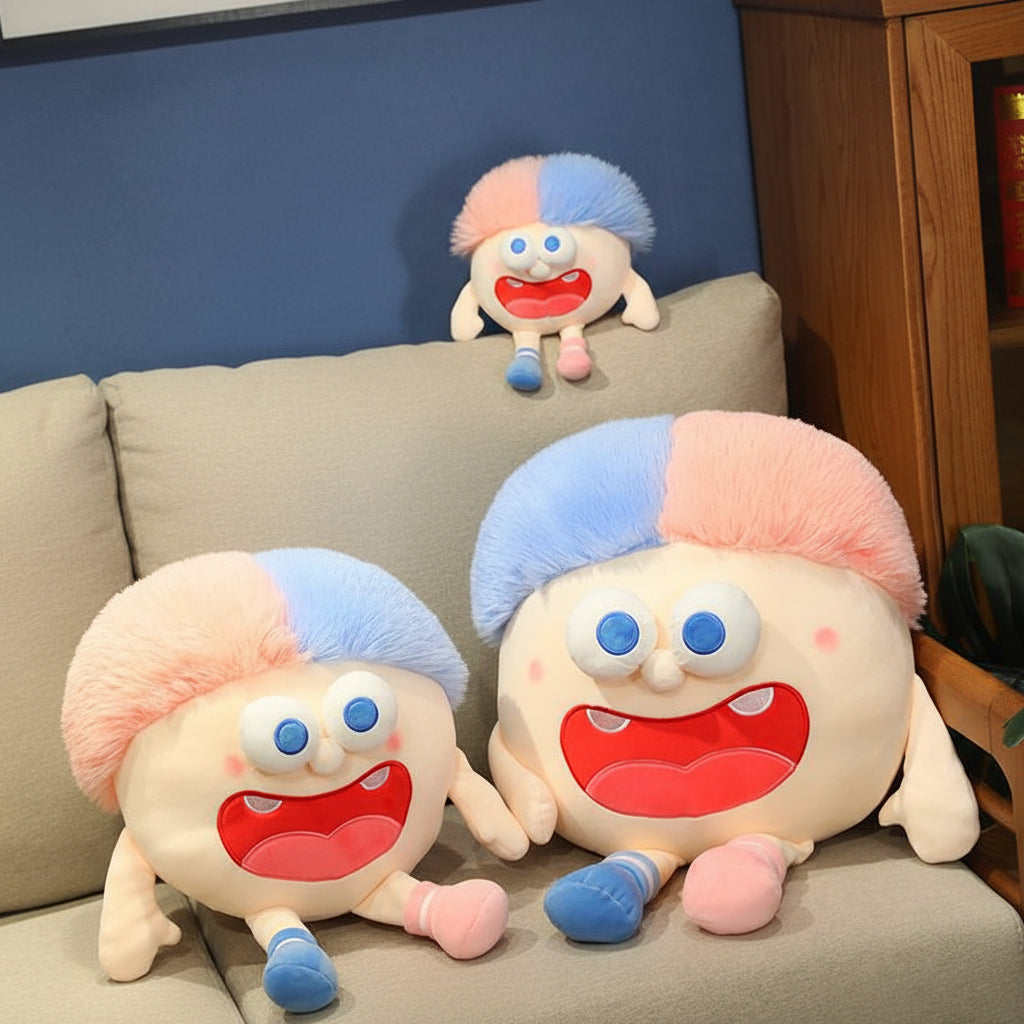 Plush Crazy Baby Stuffed Toy | Cute & Quirky Soft Doll • Kawaii Collectible Plush