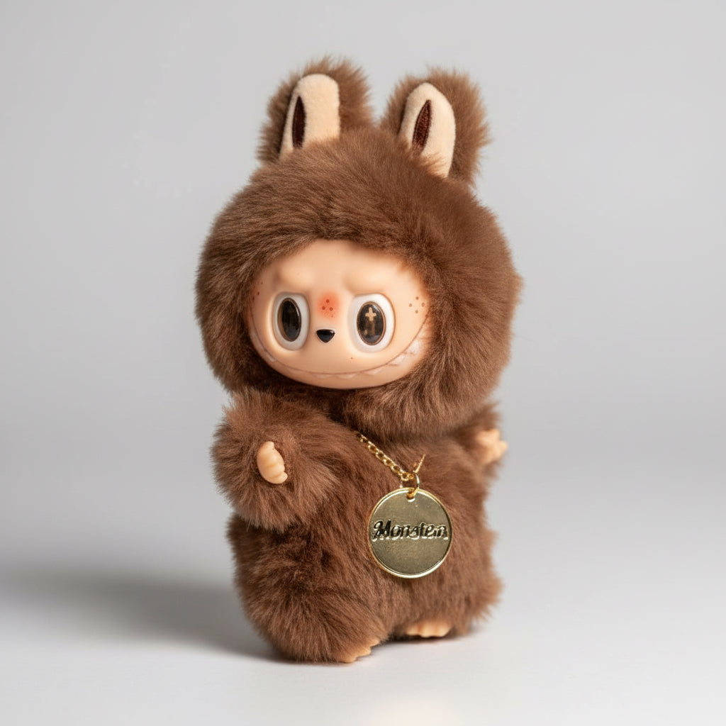 Labubu zimomo the monsters 17cm Brown
