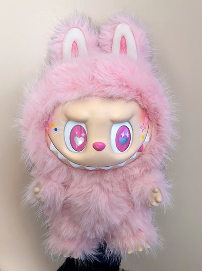 Large Labubu The Monsters Zimomo “I Found You” Vinyl Face Doll | Designer Collectible Art Toy Pink