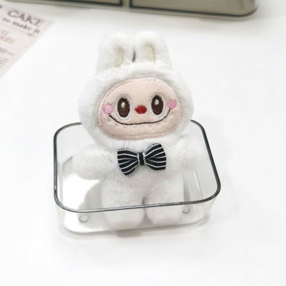 Labubu The Monsters – 3rd Gen Plush Keychain Doll | 12–15cm Backpack Charm White