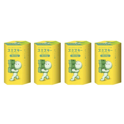 Smiski Life Worker Series – Glow-in-the-Dark Hippers Blind Box Figures | 12-Piece Tabletop Collectibles Green RANDOM 4PCS