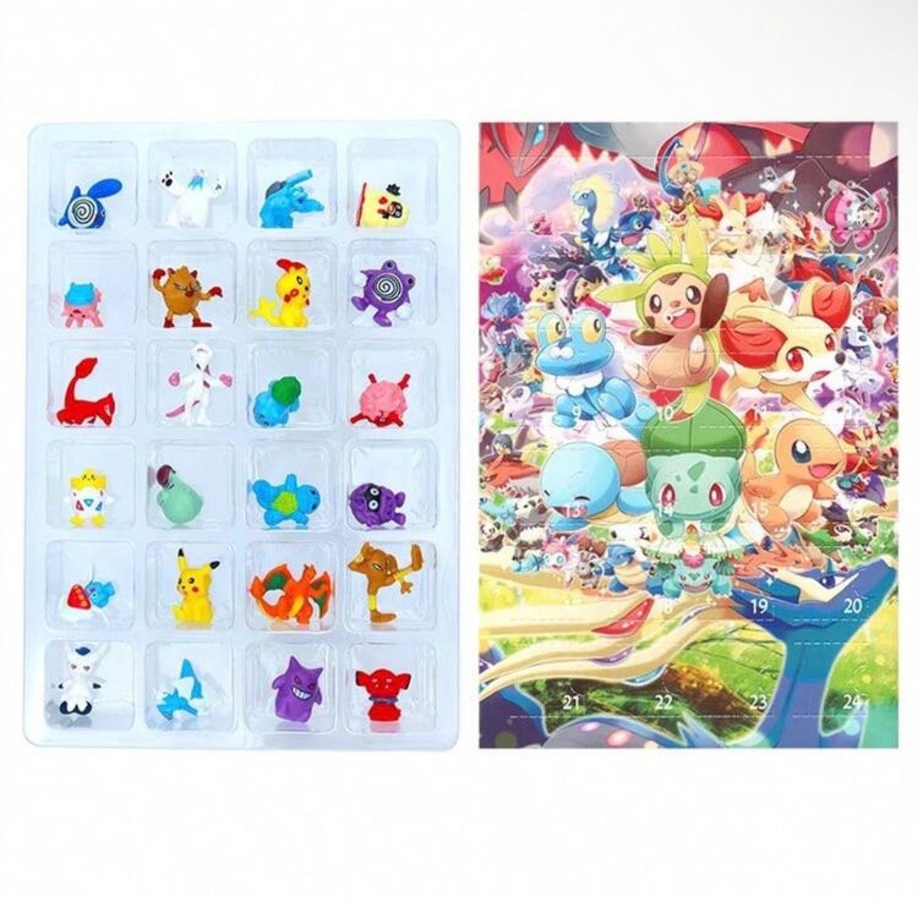 Pokémon Christmas Advent Calendar – 24 Kawaii Pikachu Figures