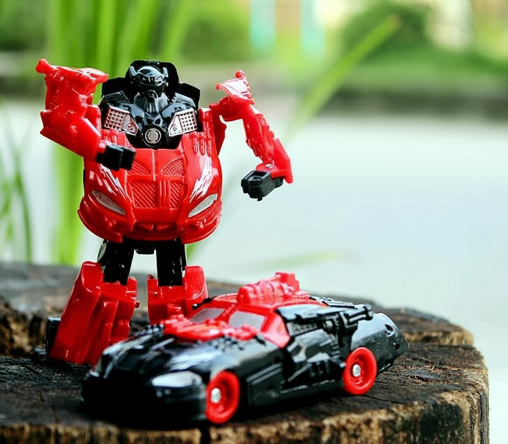 Transformation Robot Car – Multi-Color Building Blocks Toy | STEM Action Vehicle Multicolor A