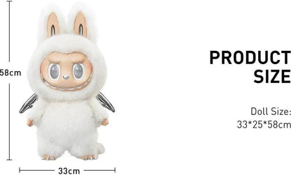 The Monsters Large Labubu Zimomo Angel in Clouds Vinyl Face Doll – 58cm Designer Collectible