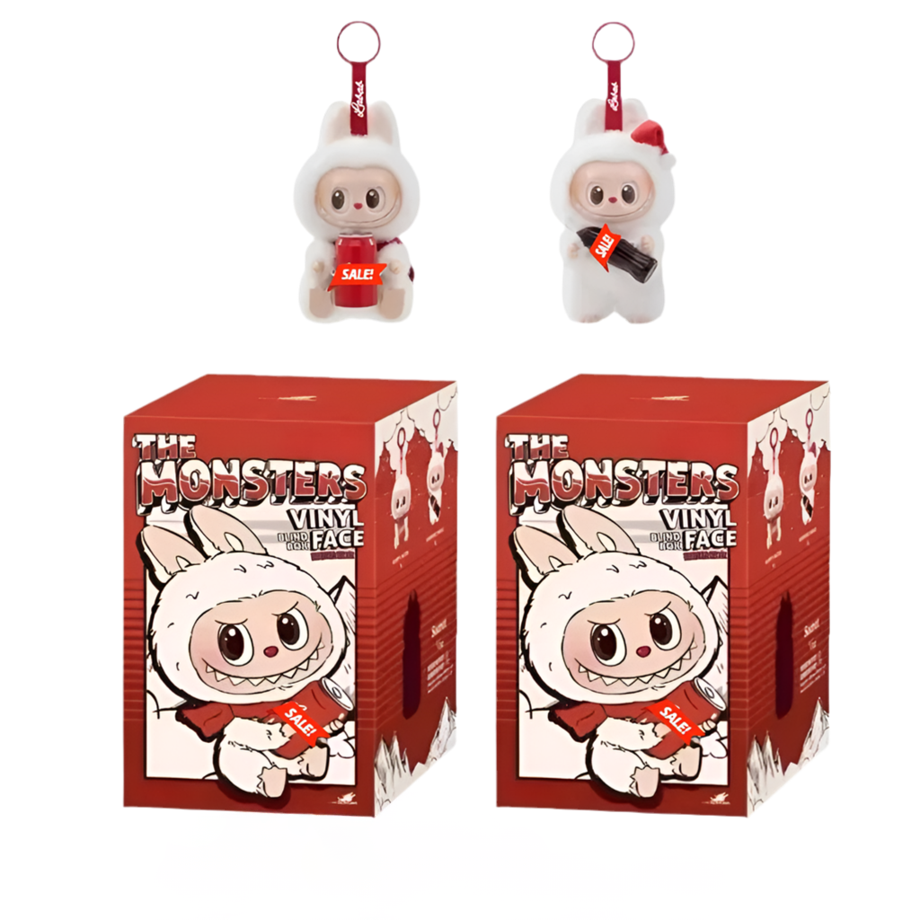 POP MART Labubu The Monsters Coca-Cola, Exciting Macaron, Have A Seat, Series Blind Box Coca Cola 2 Box