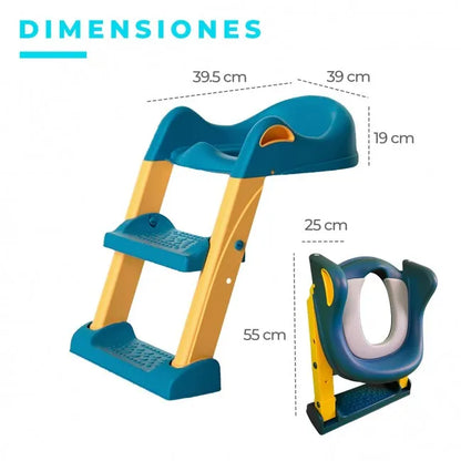 Children’s Toilet Training Seat Built In Step Ladder