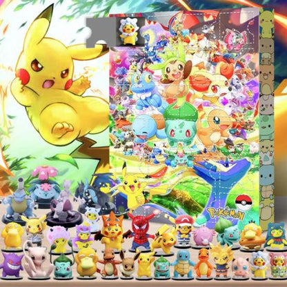 24 Days Pokémon Adventure Calendar – Blind Box Countdown Set | 24 Pokemon Figures