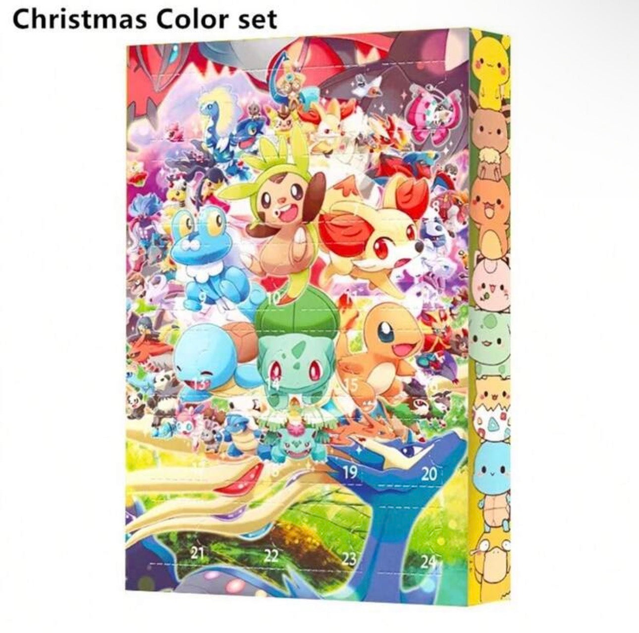 Pokémon Christmas Advent Calendar – 24 Kawaii Pikachu Figures