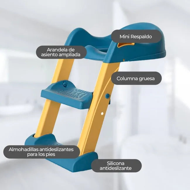 Children’s Toilet Training Seat Built In Step Ladder