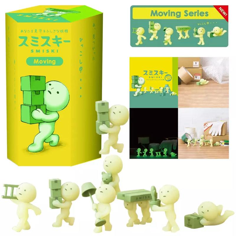 Smiski Hippers Toilet Glow-in-the-Dark – Mini Blind Box Figure | Stick-On Character Toy