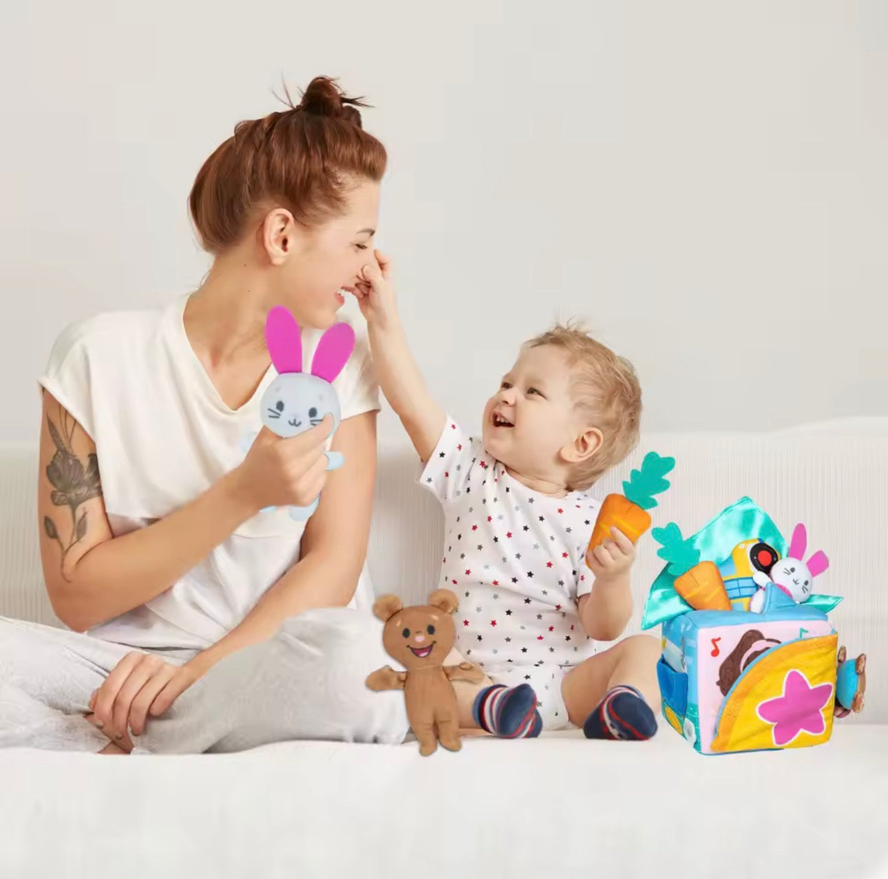 Ms. Rachel Surprise Learning Box – Baby-Safe Plush Playset