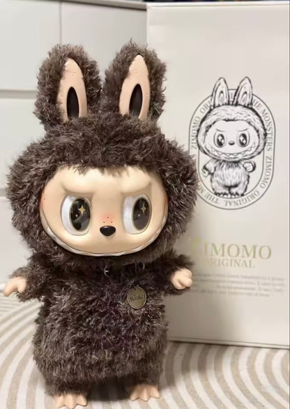 The Monsters Large Labubu Zimomo Angel in Clouds Vinyl Face Doll – 58cm Designer Collectible Brown