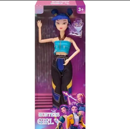 Anime K-Pop Demon Hunters Doll – Rumi, Mira & Zoi Vinyl Mask Figurines